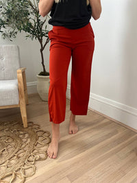 Heimish Usa - Lucy Wide Leg Stretchy Crop Pants