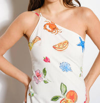Pretty Garbage - Costa One Shoulder Mini Dress
