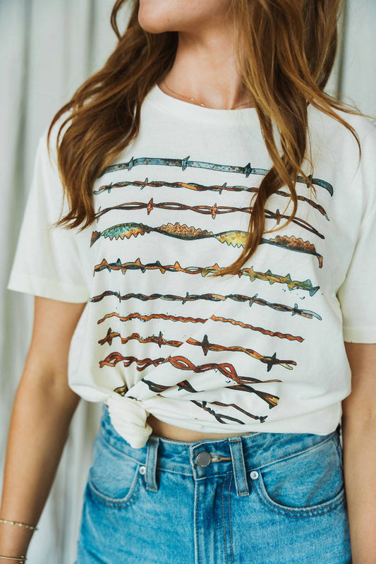 Xoxo - Barbed Wire Graphic Tee