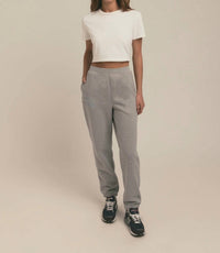 Favorite Daughter Collegiate Joggers in heather grey - women's pants