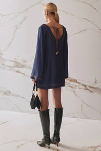 Sancia Lyon Dress in lisse tulip - women's dress - detail view