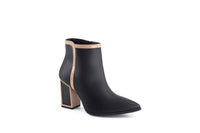 Andrea Women's High-quality Ankle Boot in black - women's shoe