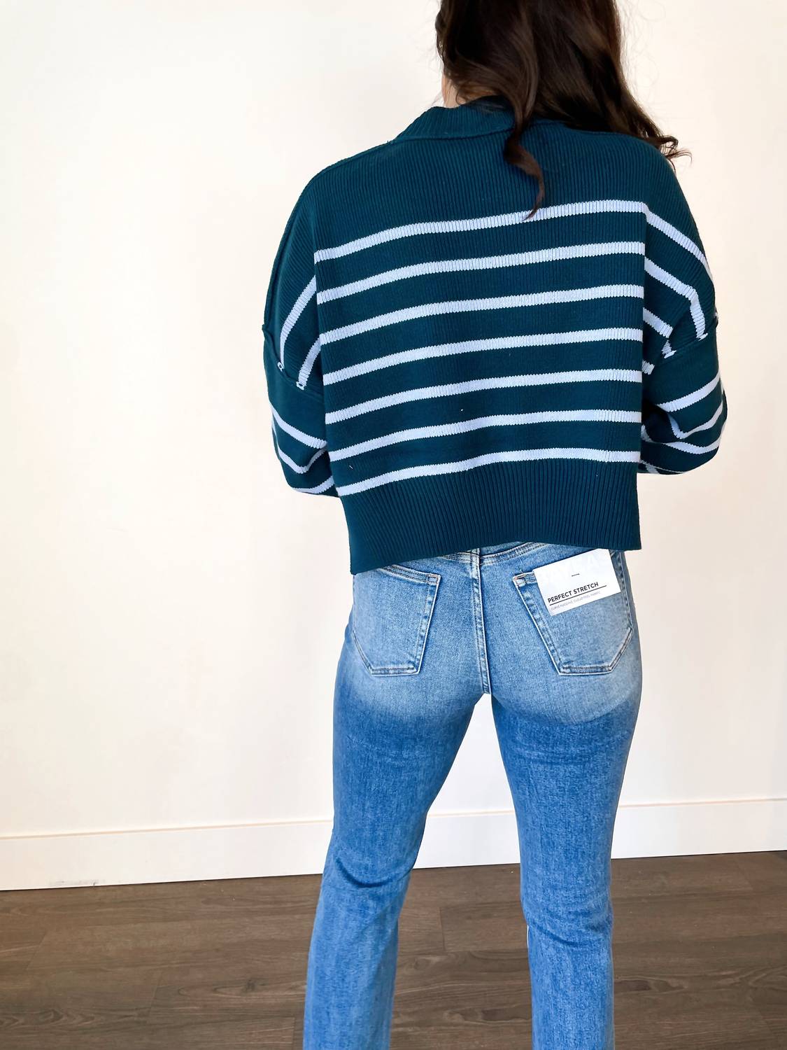 In-Loom - Isla Striped Crop Sweater