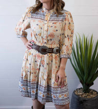 Umgee - Boho A-line Western Dress