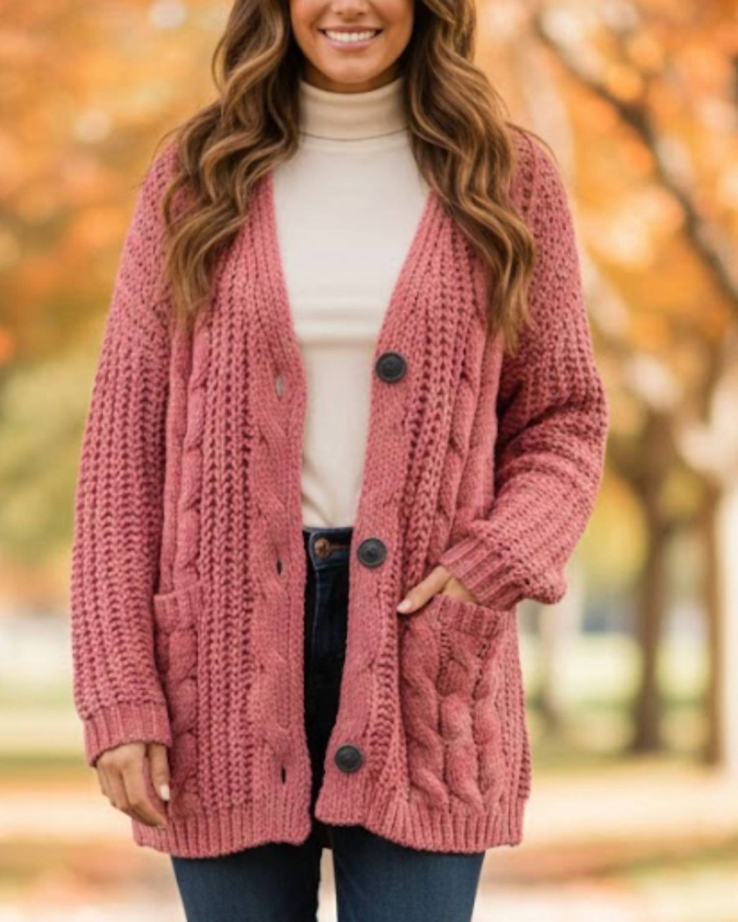 Keren Hart - Button Down Cardigan