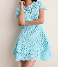 Simkhai - Lina Laced Guipure Mini Dress