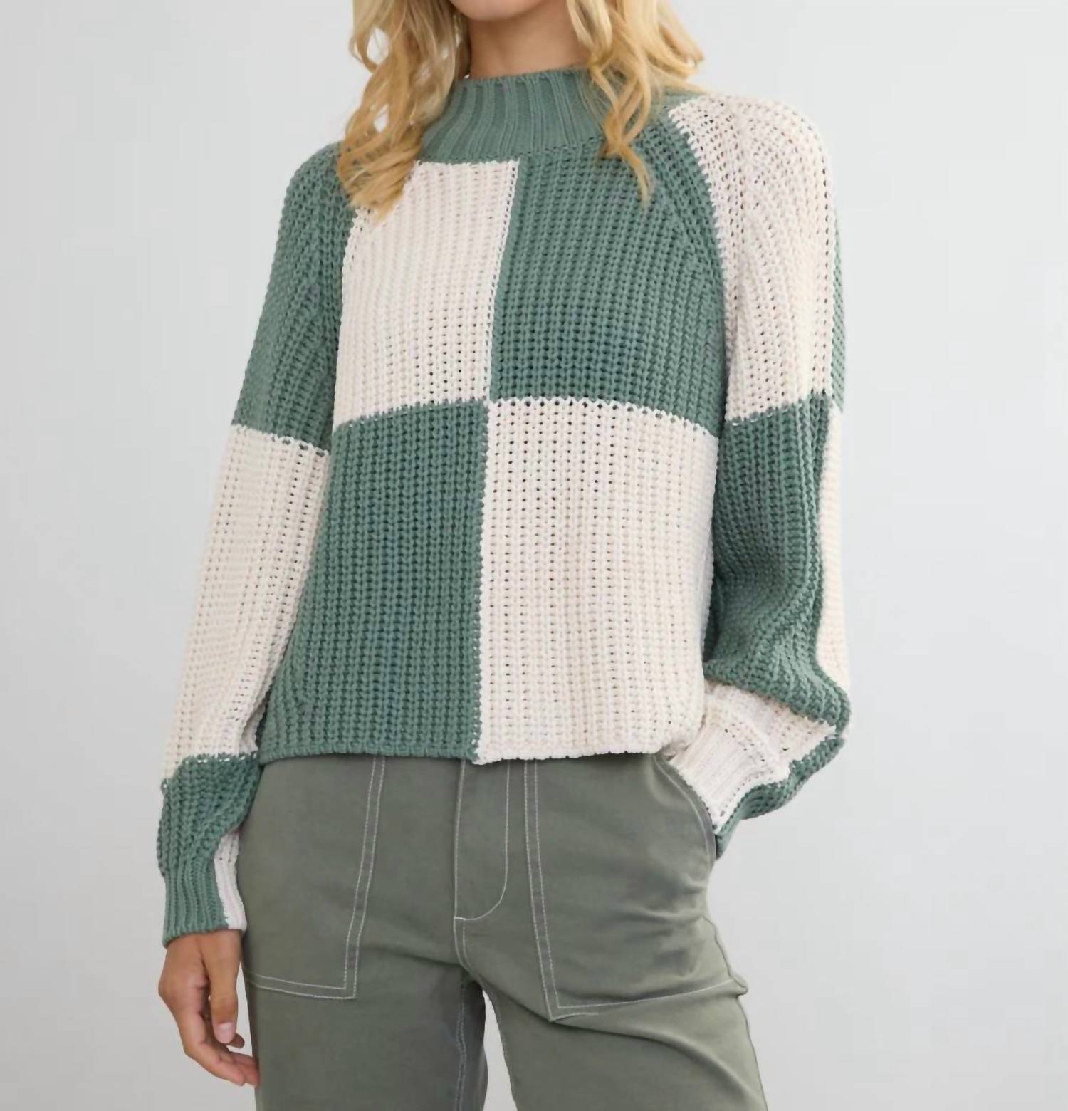 Margaret O'Leary - Chessboard pullover