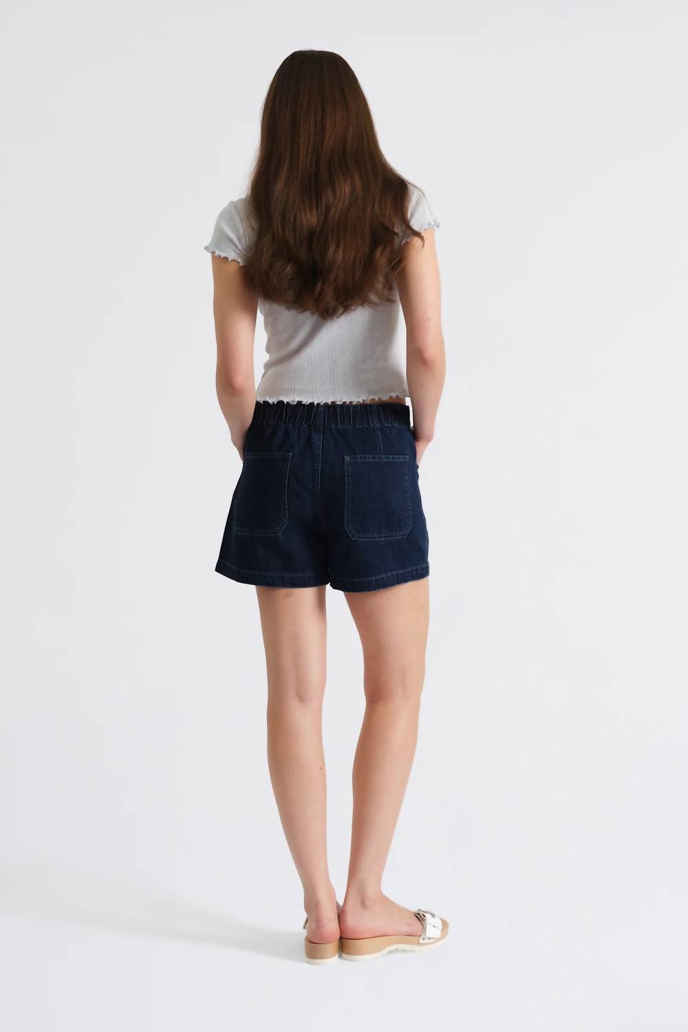 DAZE Catalina Denim Shorts in blue mood - women's shorts - view 4