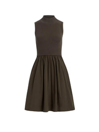 Marie Oliver Reynolds Dress in carob 2 - women's dress - detail view