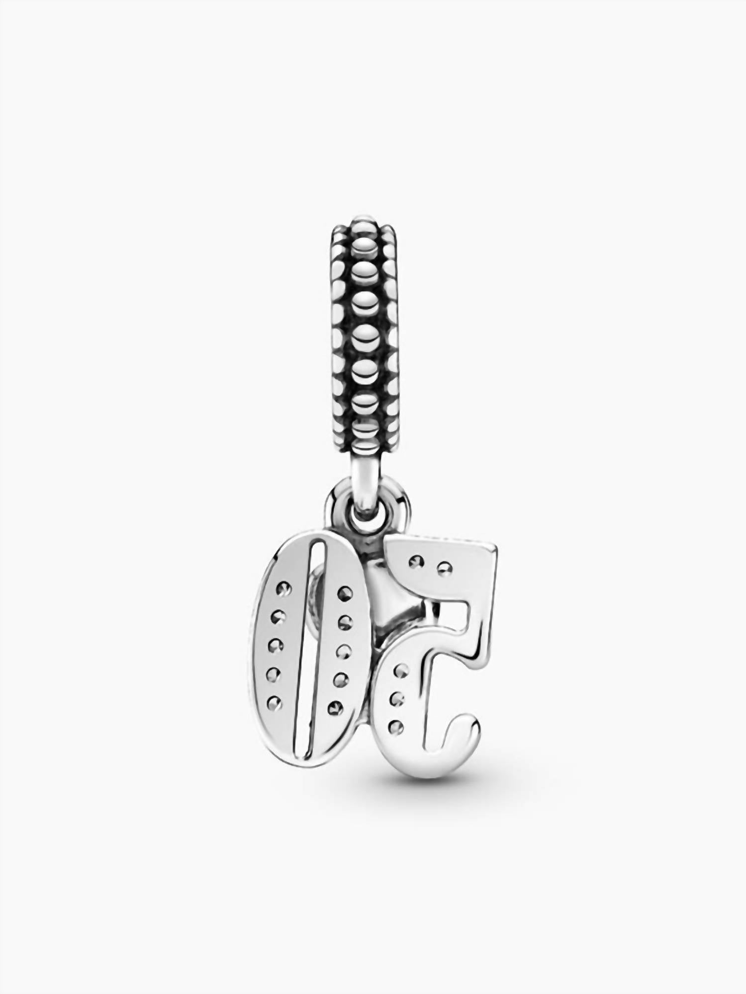 Pandora Women's 50 Years Of Love Charm in silver - women's item - detail view