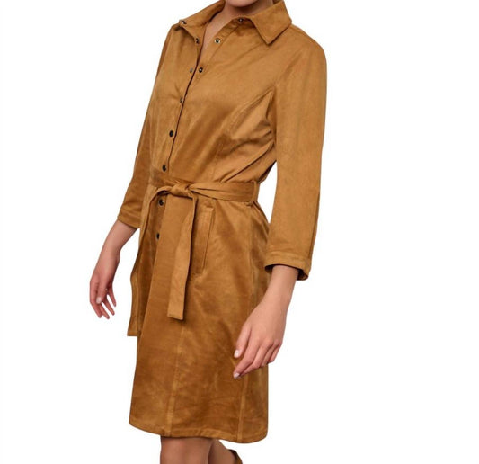 Esqualo - Faux Suede Dress