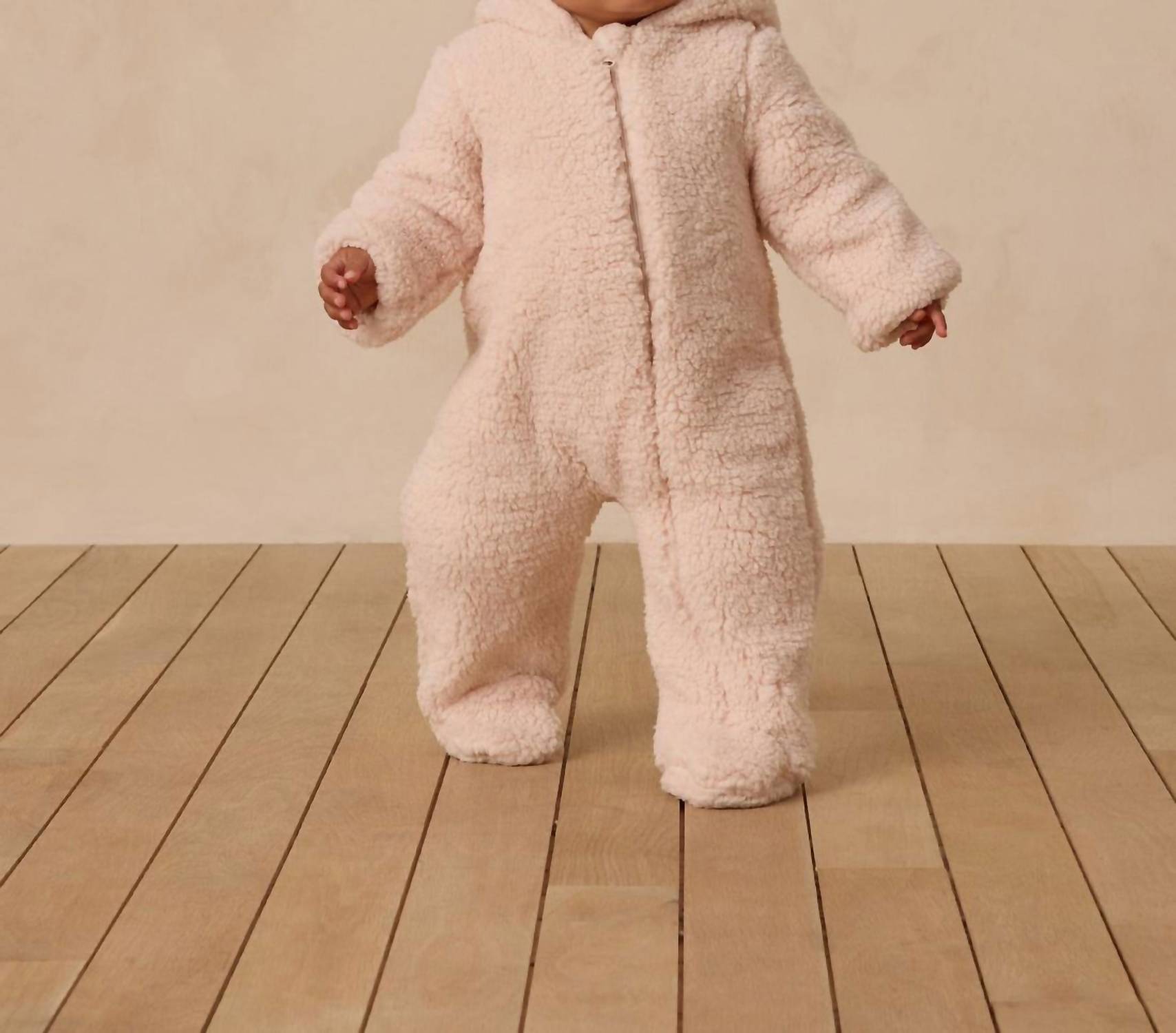 Quincy Mae - Baby's Bear Jumpsuit