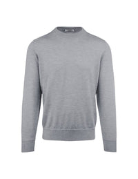 Fioroni Cashmere Duvet Cashmere Crewneck Sweater in grigio grey - women's sweater - view 5