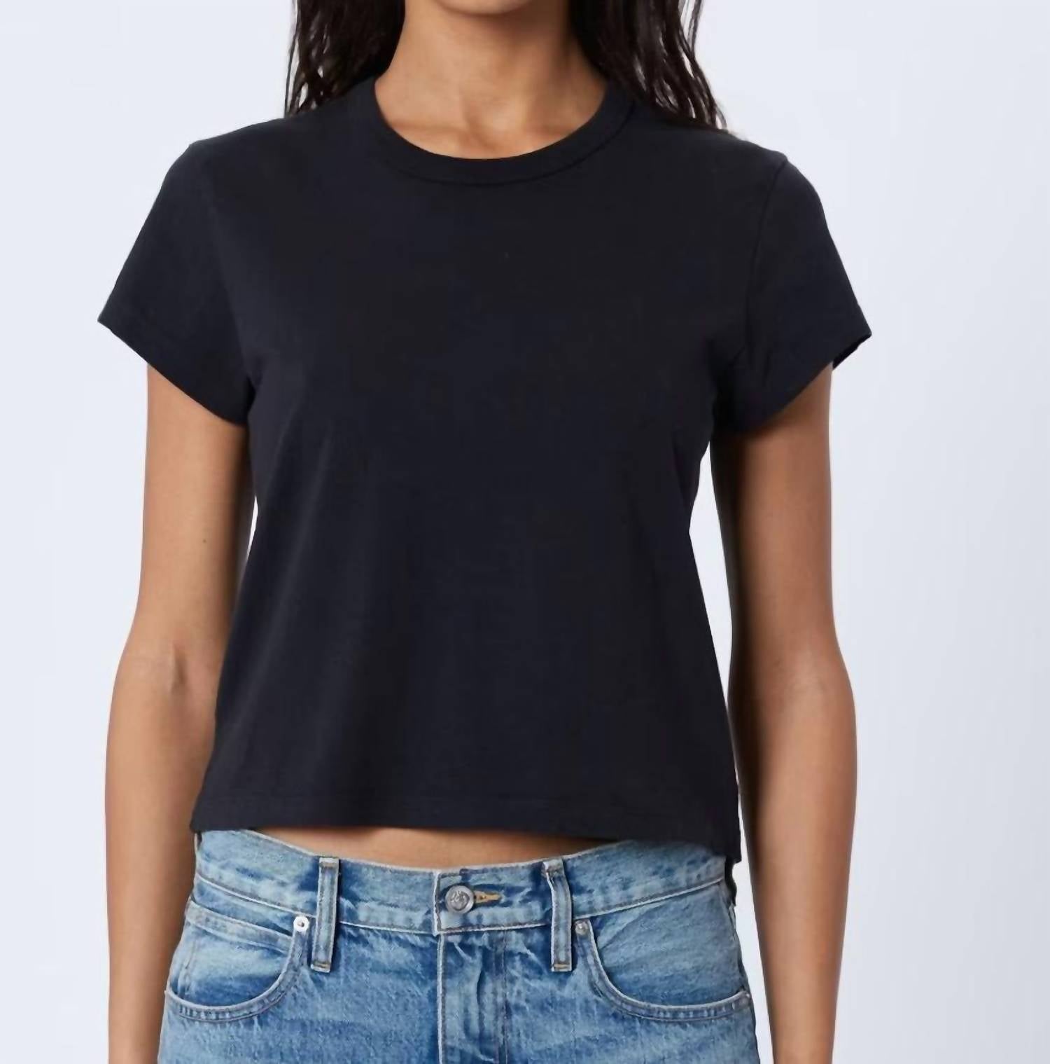 SLVRLAKE Easy Cotton Tee in raven - women's t-shirt
