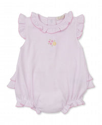 Kissy Kissy - Girl's Lemon Embroidered Bubble Romper
