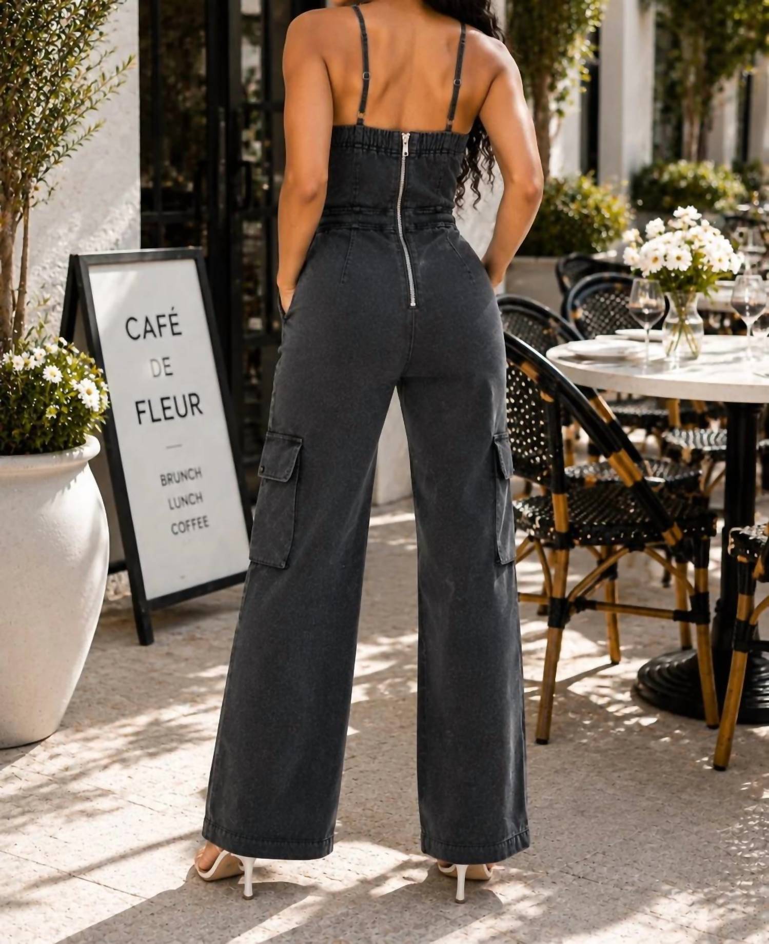 Surelymine - After Midnight Cargo Jumpsuit