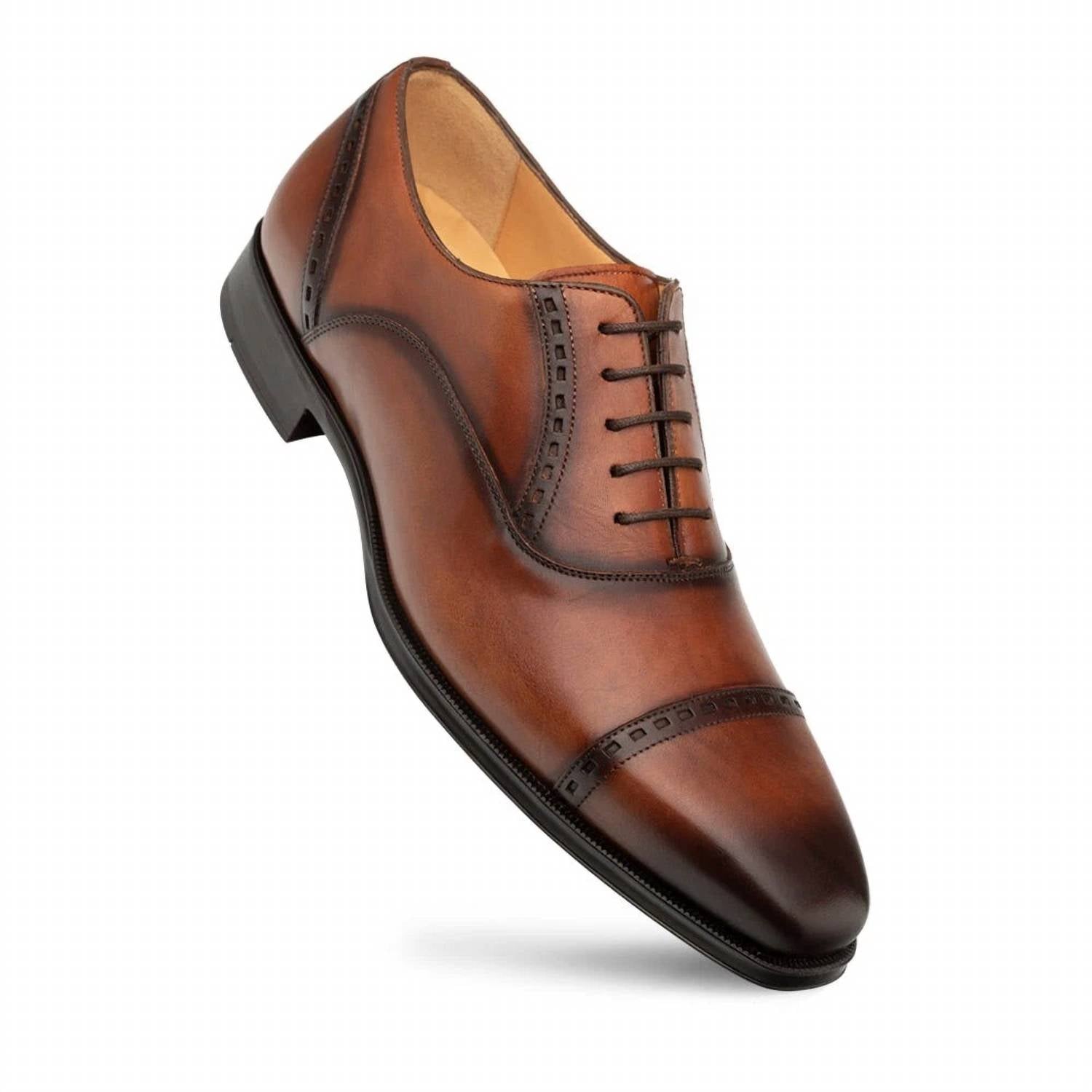 Mezlan - Men's Amaro Leather Captoe Oxfords