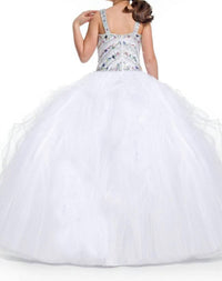 Rachel Allan - Beaded Crystal Pageant Ball Gown