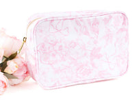 8 Oak Lane - Women's Clear Coated Rectangular Cosmetic Case