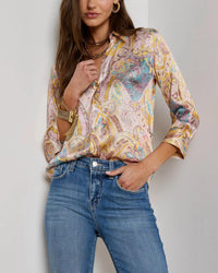 L'Agence - Dani 3/4 Sleeve Blouse