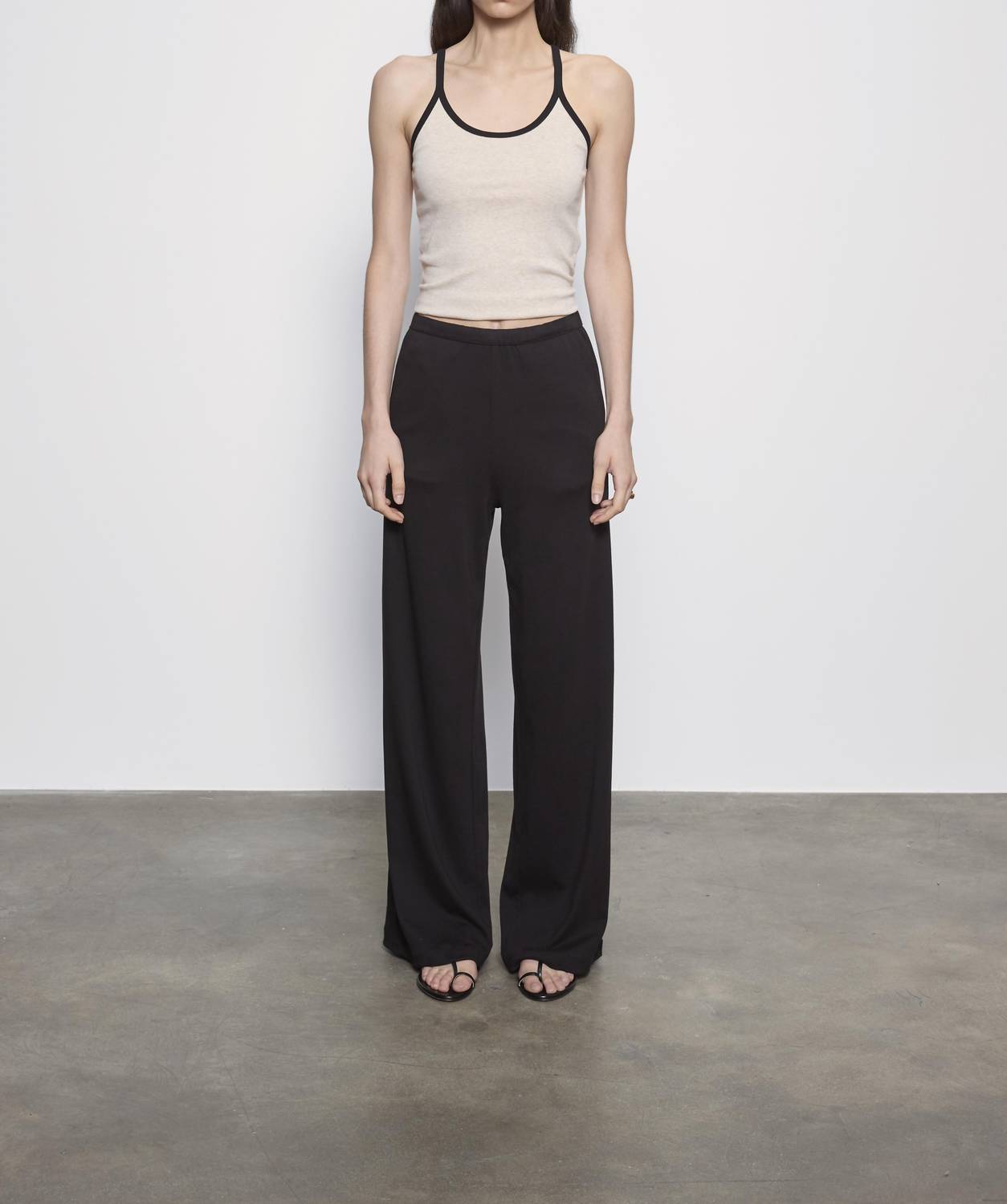 Enza Costa - COTTON CLASSIC RINGER SCOOP TANK