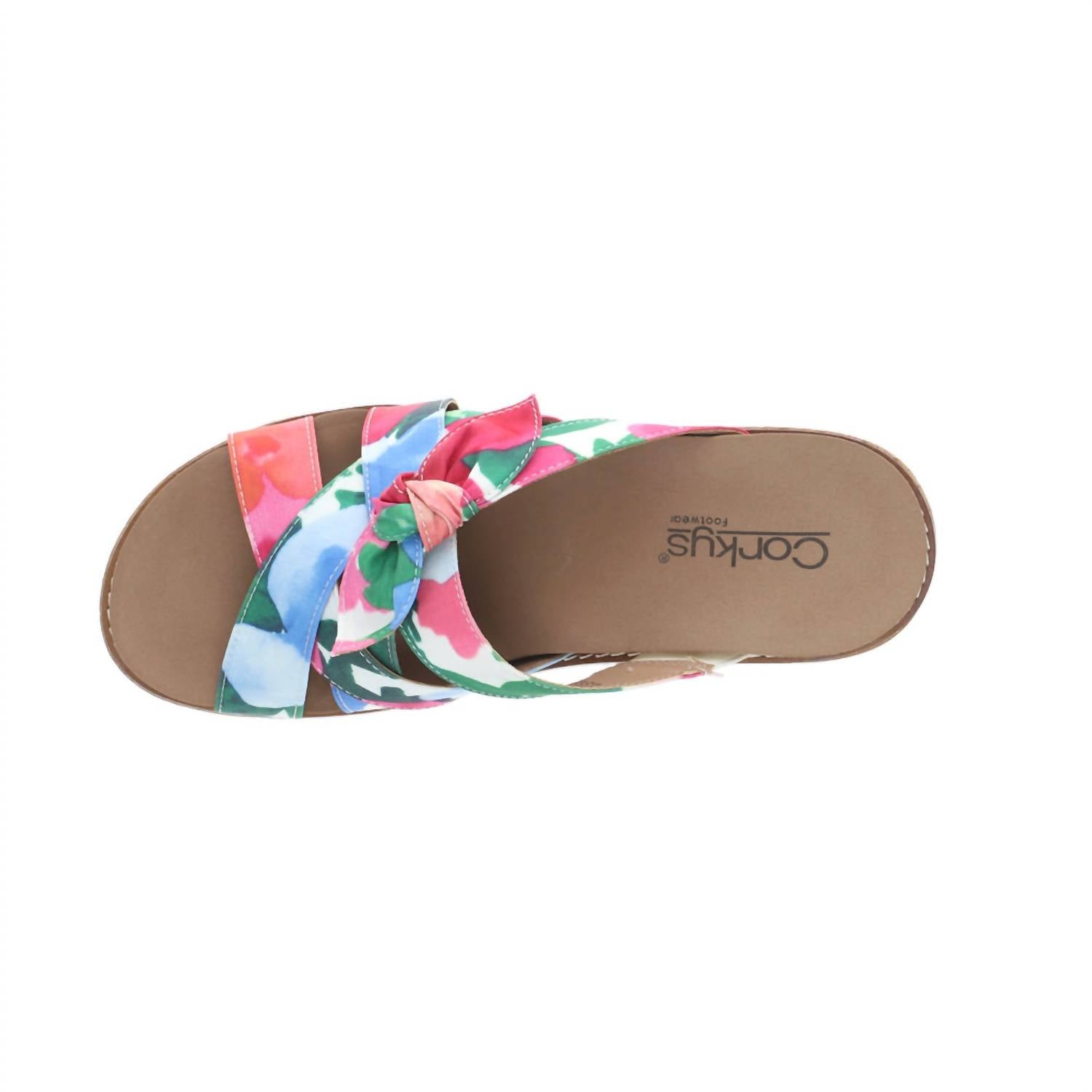 Corkys Footwear - Women's Bowdacious Floral Wedge Sandals