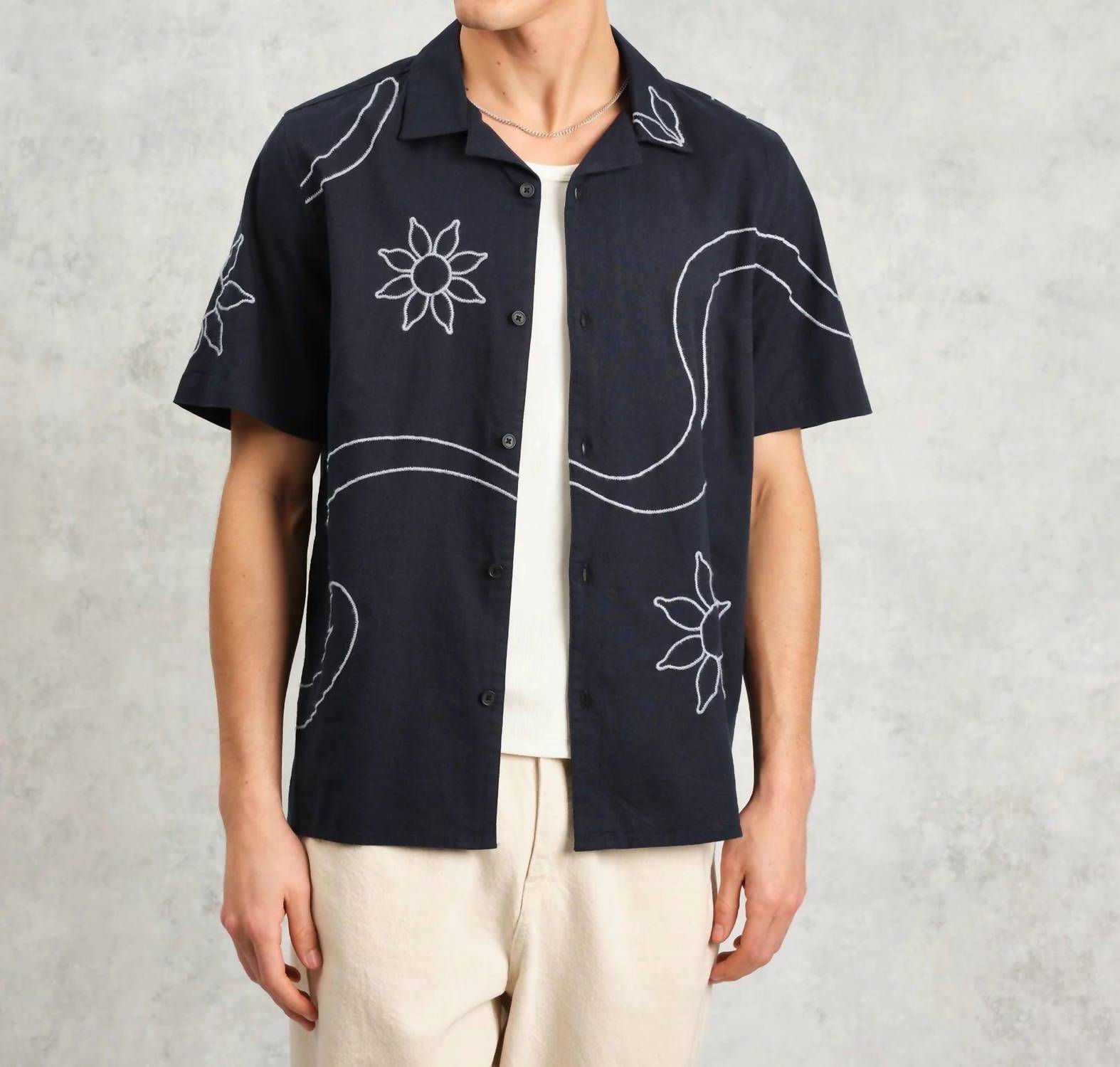 Wax London - Didcot Short Sleeve Shirt