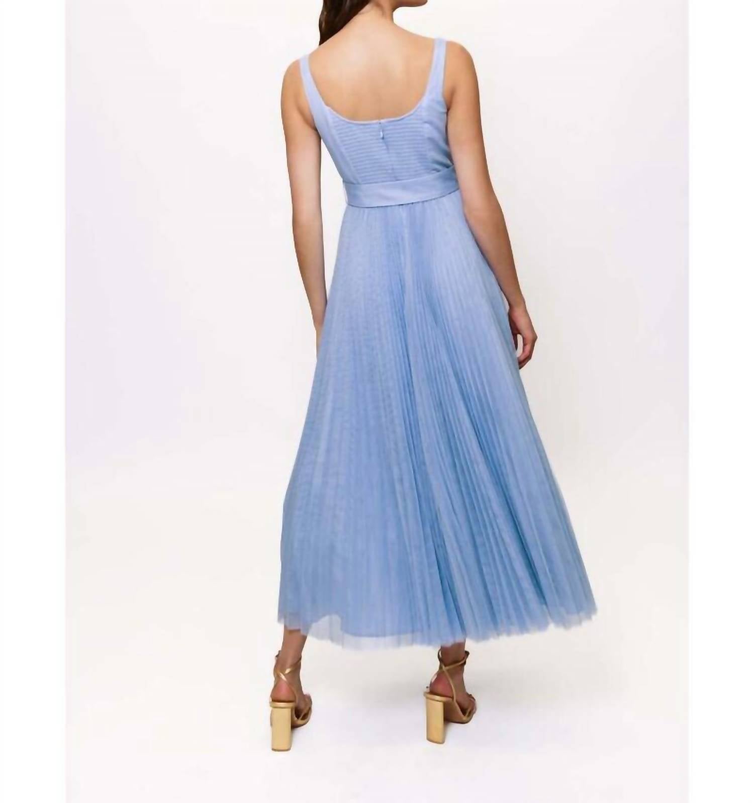 hutch Effy Cocktail Dress in peri - women's dress - detail view