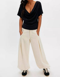 Free People - Waterfall Cowl Neck Top