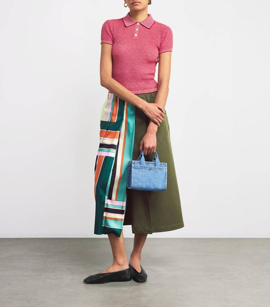 Weekend Max Mara - Lallo Cotton Printed Midi Skirt