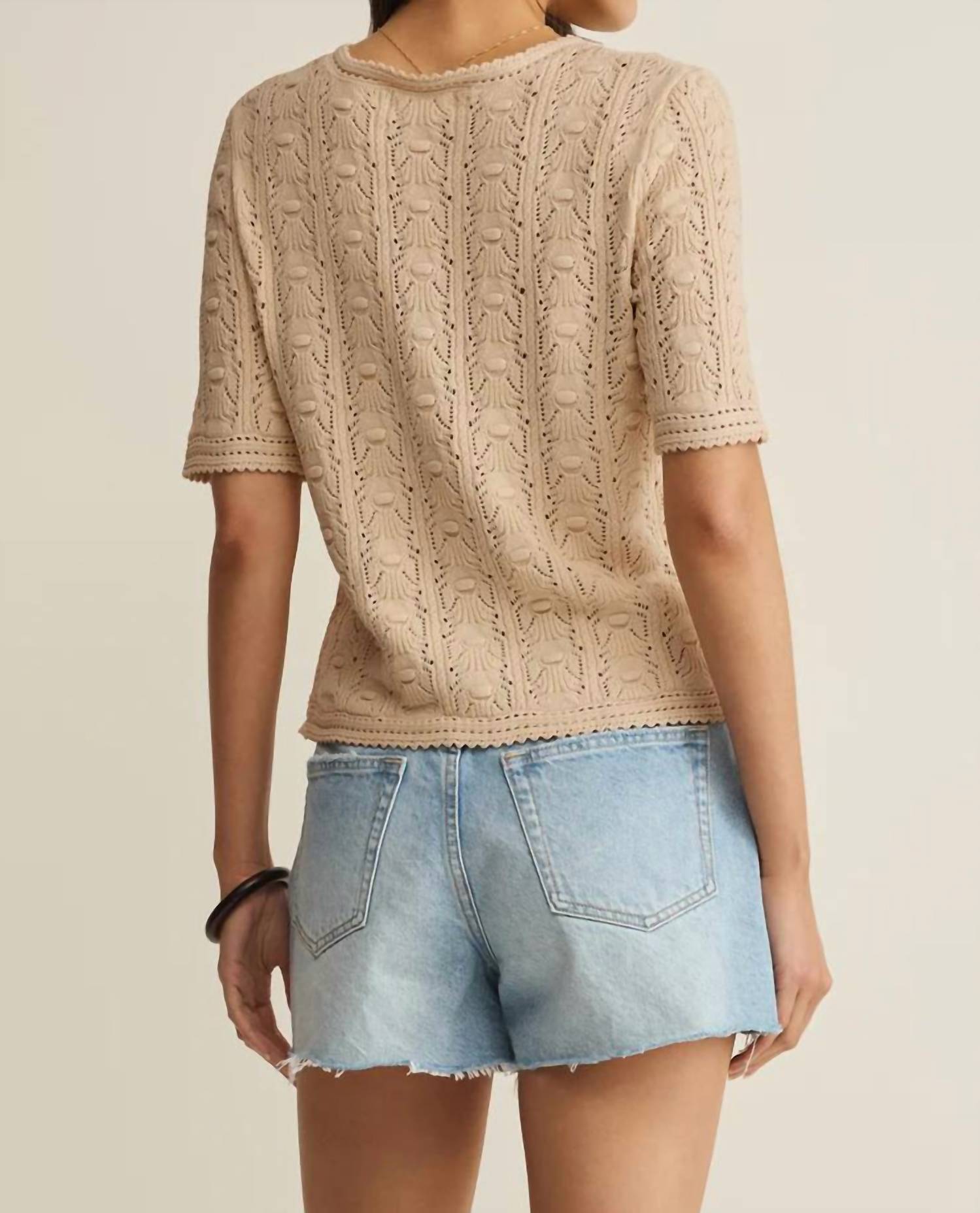 Z Supply - Adria Pointelle Cardigan