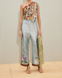 ALEMAIS ALFIE PANT in ice blue - women's pants - detail view