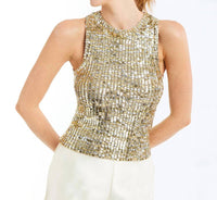 Mestiza New York Everly Knit Top in sparkling wine - women's shirt
