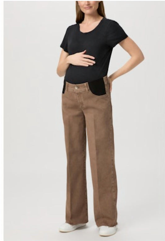 Paige - Anessa Maternity Jeans With Raw Hem