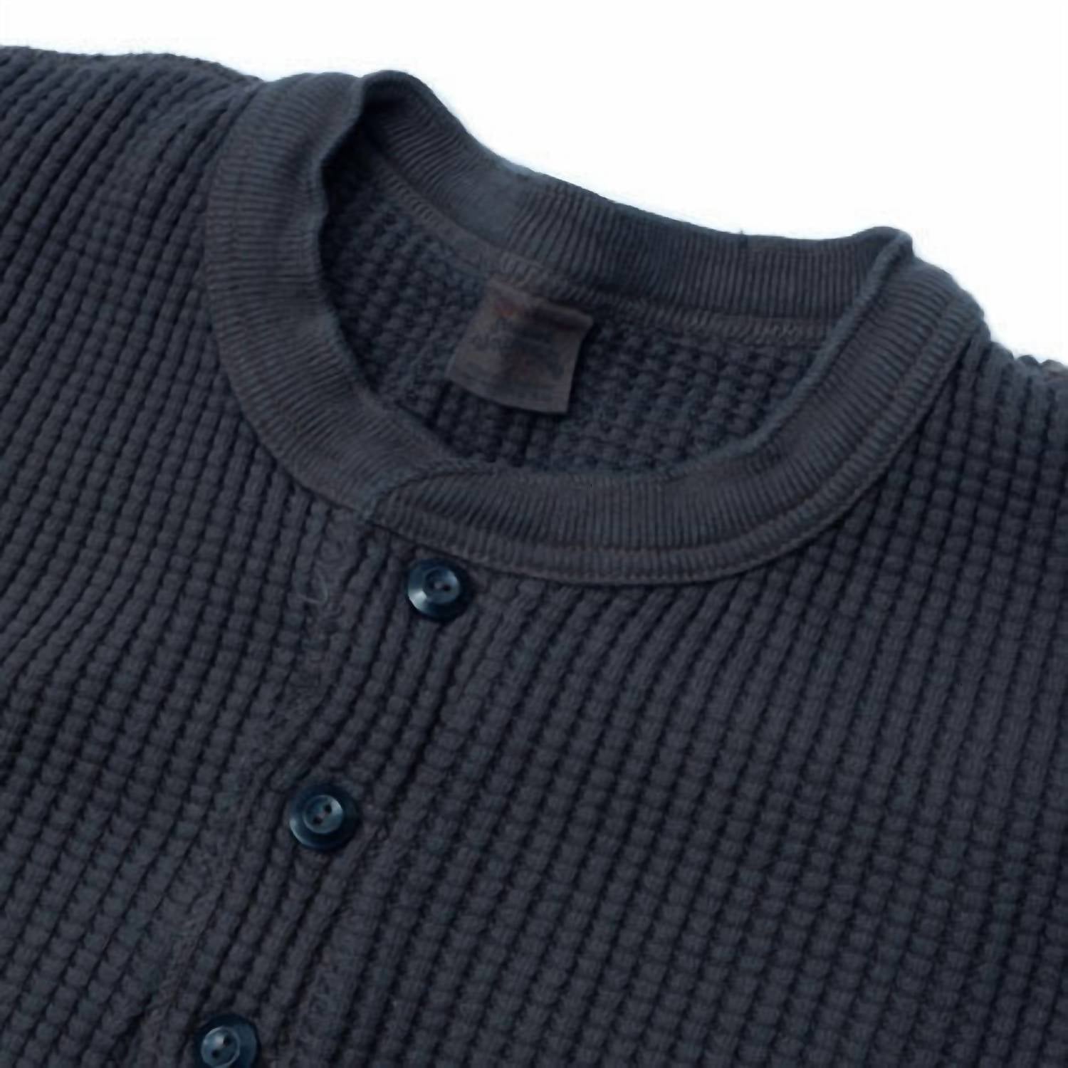 Ues Clothing Mfg. Co. - Men's Big Waffle Henley Neck Shirt