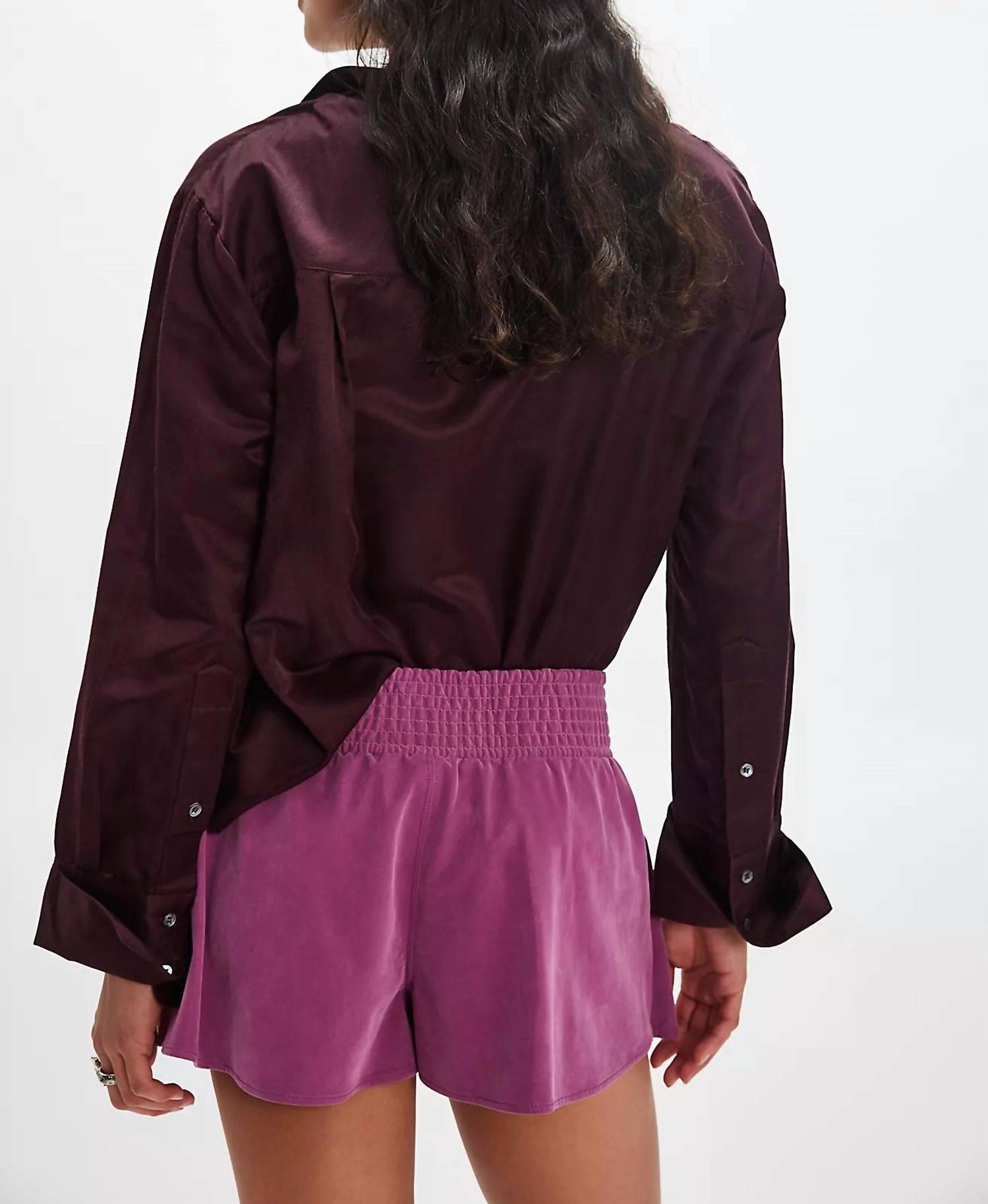 Free People - Paradise Found Suede Skort
