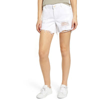 DL1961 - Women's Karlie Ripped Boyfriend Shorts - 4.5" in howard - women's shorts