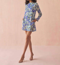 OMIKA Lara Mini Dress in thea cornflower - women's dress