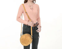 American Darling - Women's Canteen Western Suede Leather Bag