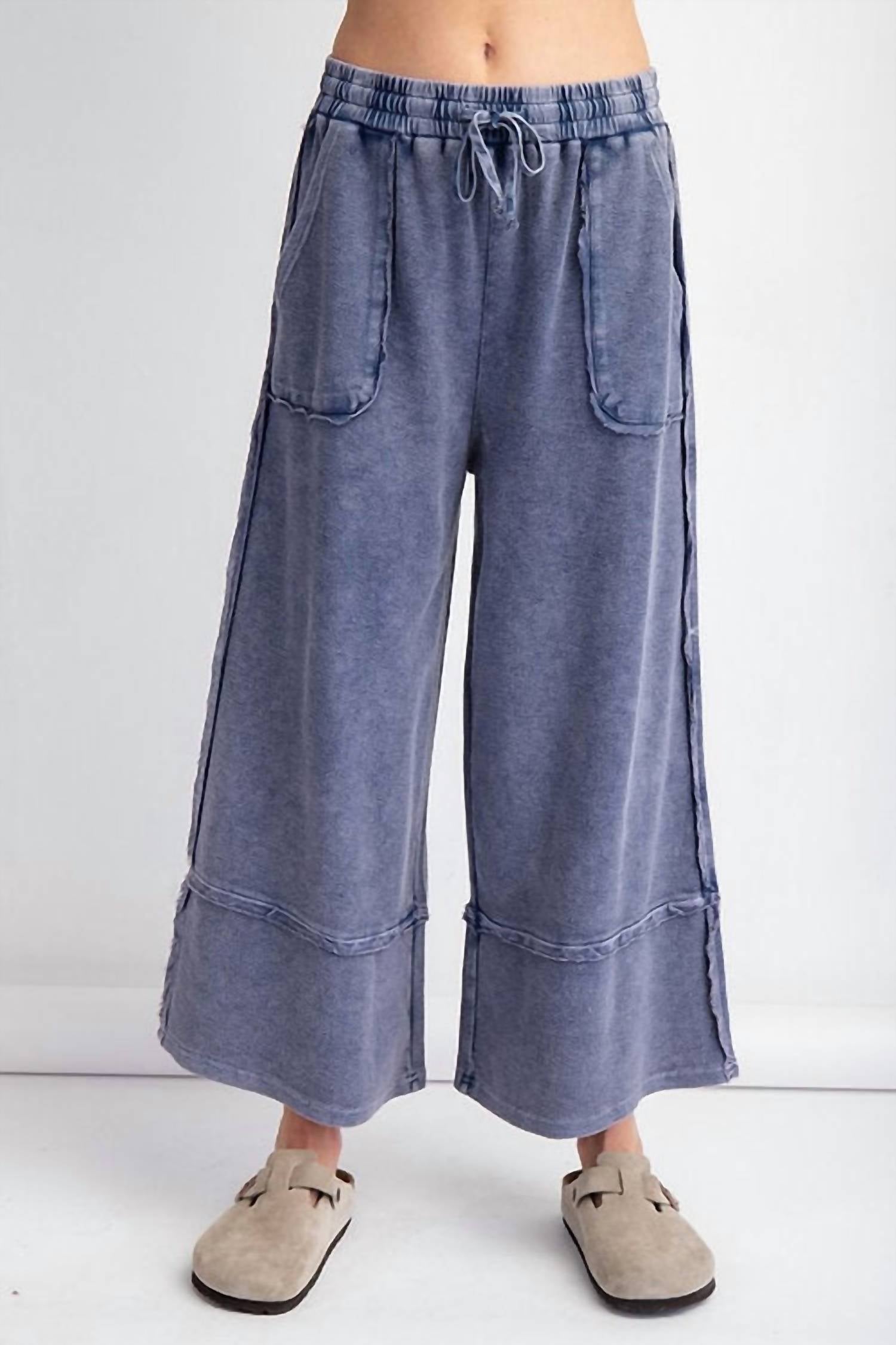 Easel - Lorraine Wide Leg Pants