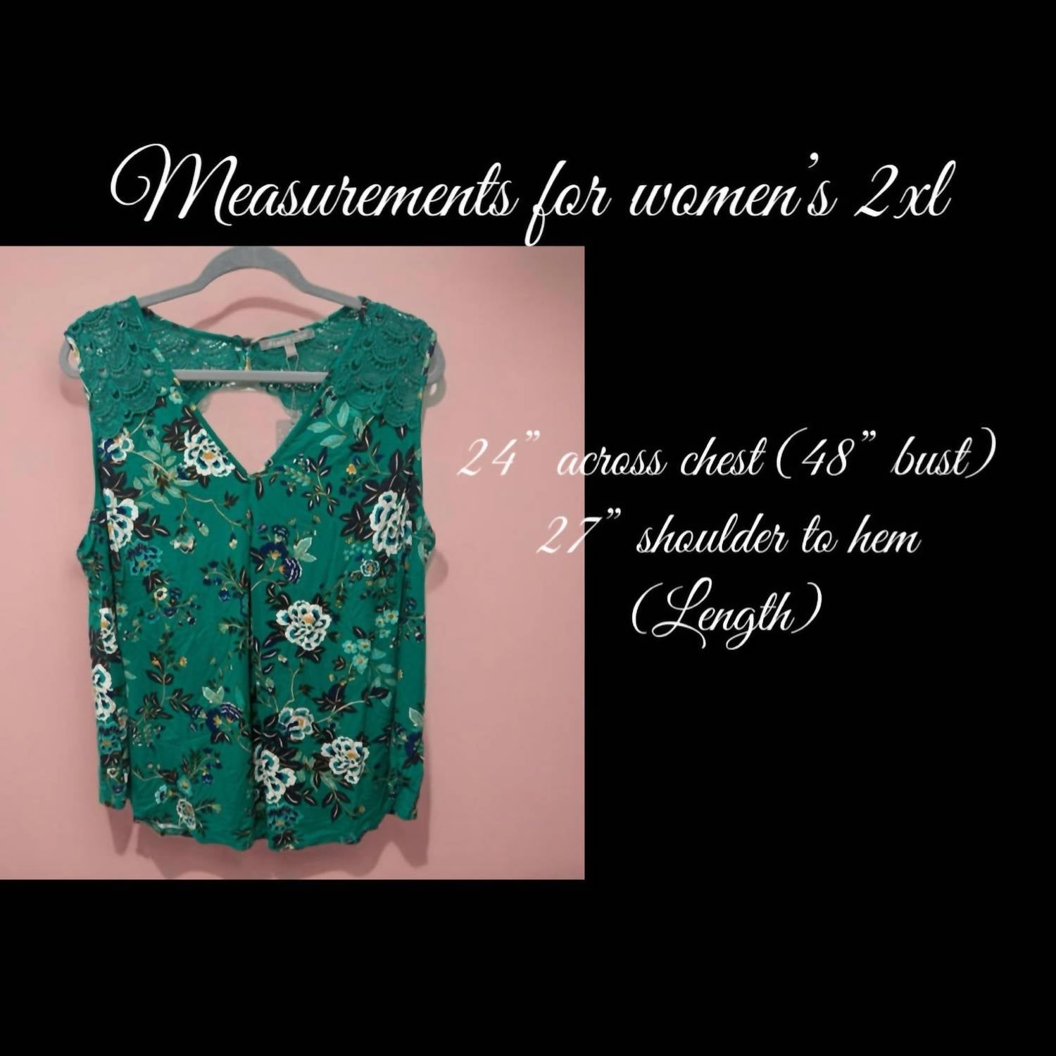 Daniel Rainn - Floral Crochet Lace Sleeveless Blouse