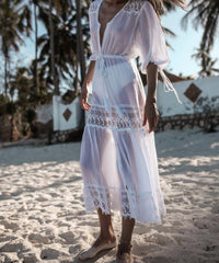 Miguelina - Nolina Button-down Gauze Dress