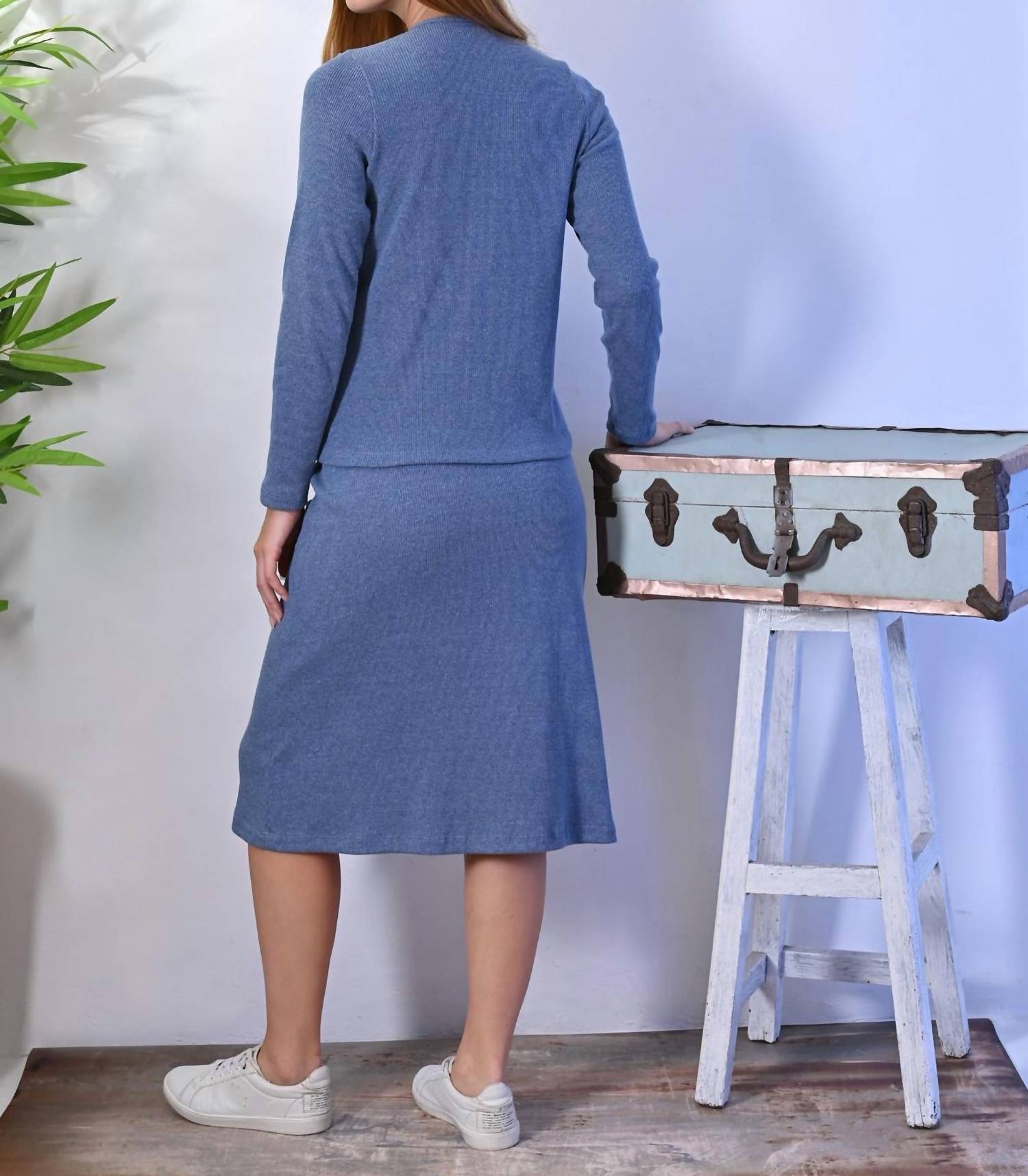 Roslyn - Two Piece Ribbed Set