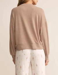 Z Supply - Champagne Long Sleeve Lounge Top