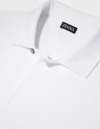 Zegna - Honeycomb Short Sleeve Polo