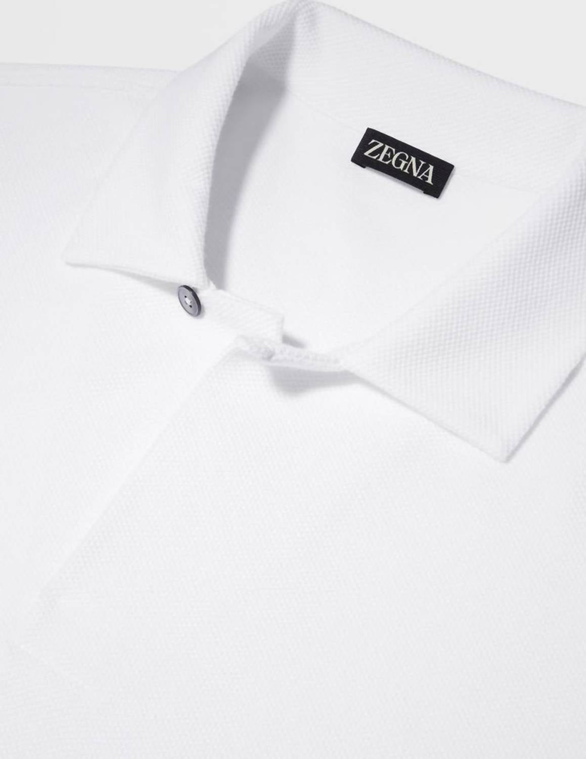 Zegna - Honeycomb Short Sleeve Polo