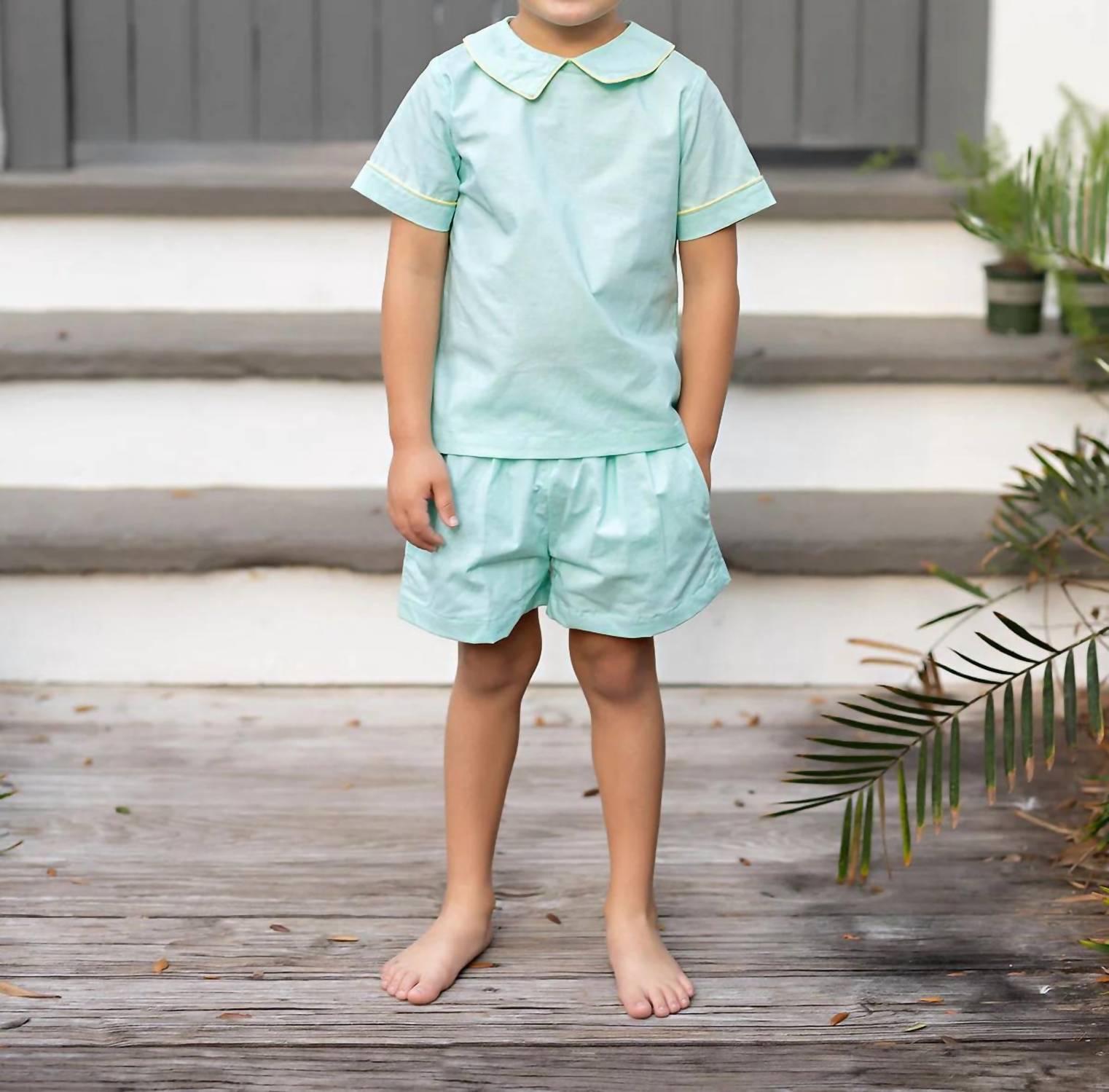 The Oaks Apparel - Boy's Michael Shorts Set