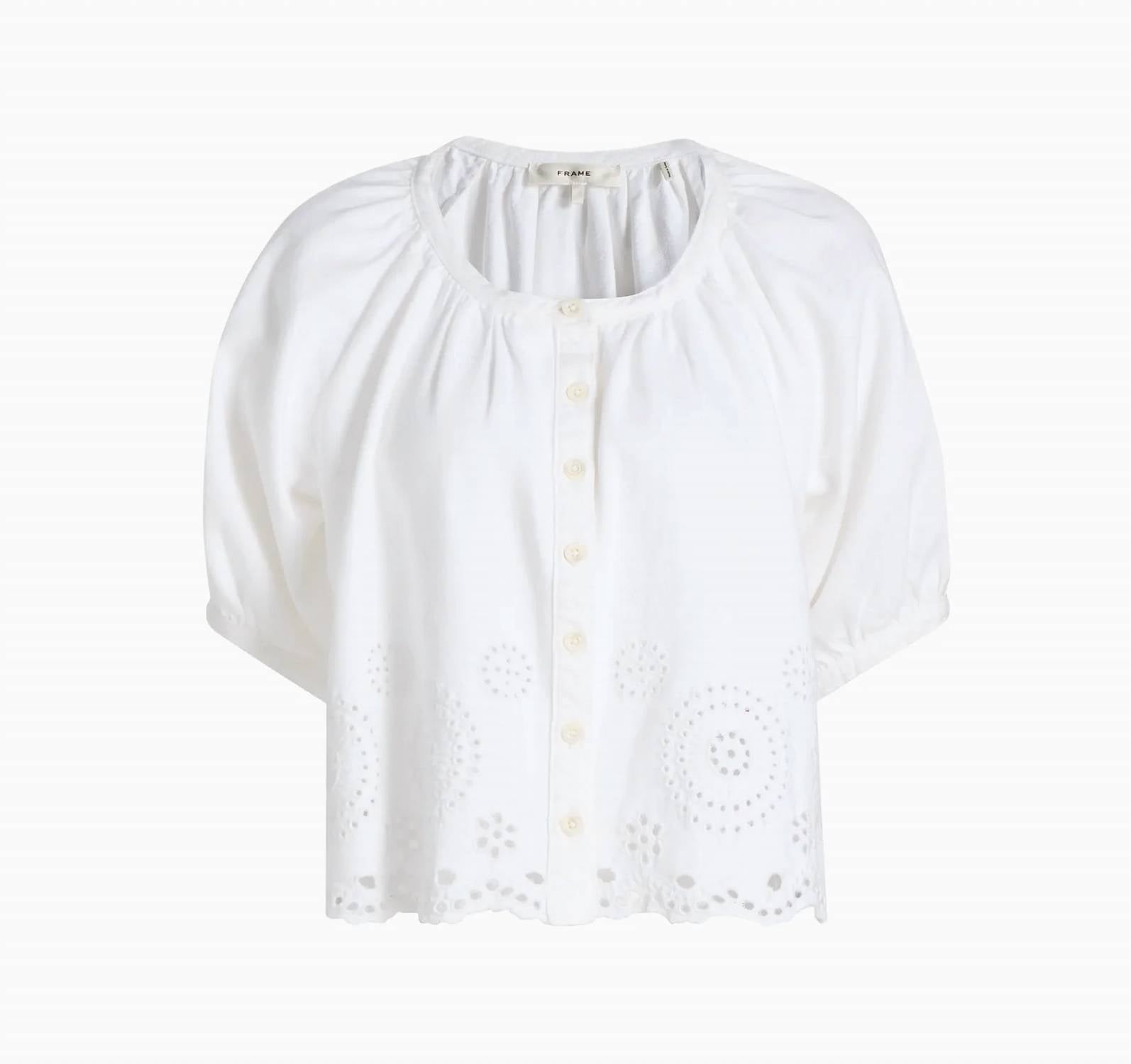 Frame - The Eyelet Resort Shirt
