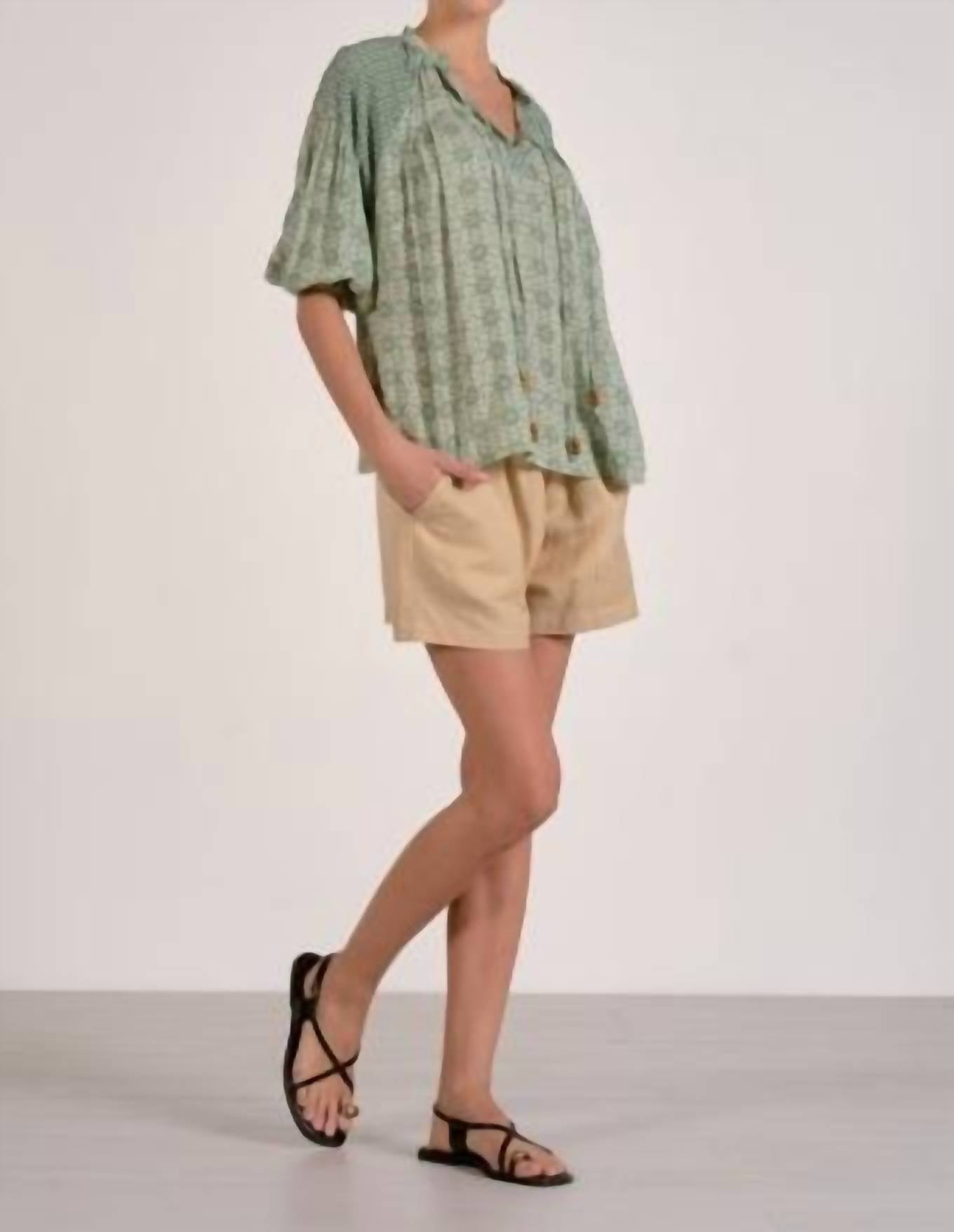 Elan - Boho Peasant Top
