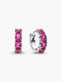 Pandora - Pink Hoop Earrings